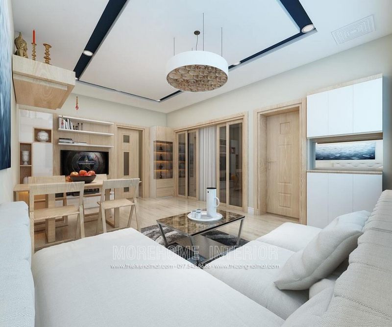 Thiết kế căn hộ  thời thượng bởi 14 mẫu cửa gỗ